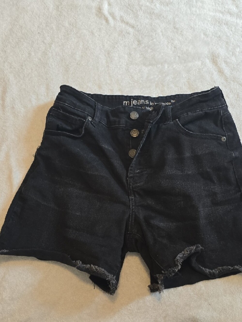 Maurices Black Denim Jean Shorts